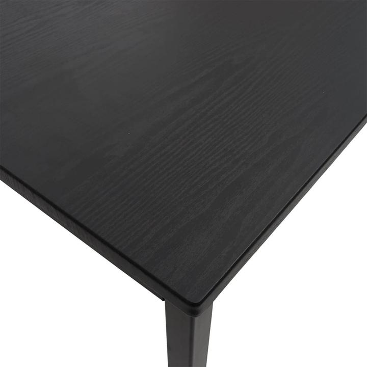 Actual product image Mendler Desk, conference table office table seminar table, 120x80cm MDF - black oak look (75 x 120 x 80 cm)