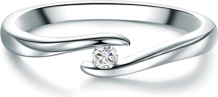 Trilani Damen Sterling Silber Diamant silber - 7158