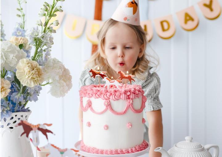 Image du produit Partydeco Bougie Cheval, 3 pièces