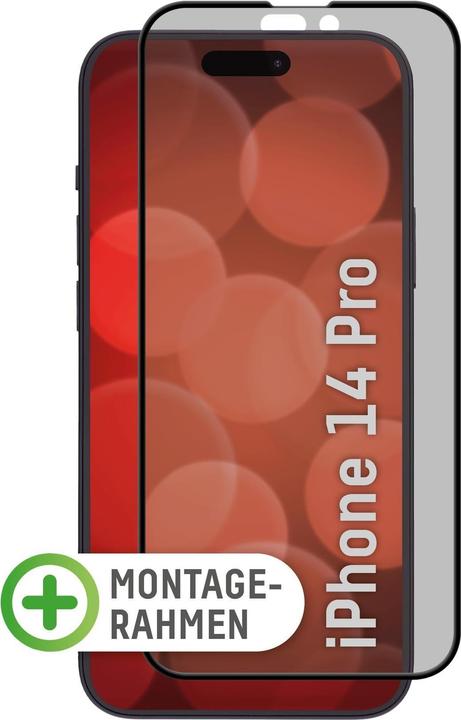 Immagine prodotto Displex Real Glass, Privacy Full Cover Panzerglas (1 Pezzo/i, Apple iPhone 14 Pro)