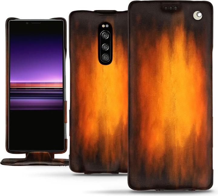 Productafbeelding Noreve Lederen omslag verticaal (Sony Xperia 1)