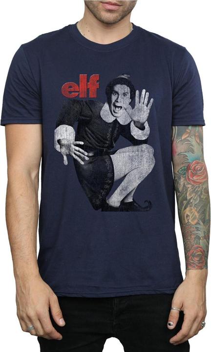 Produktbild Elf Mono Distressed Poster TShirt (M)
