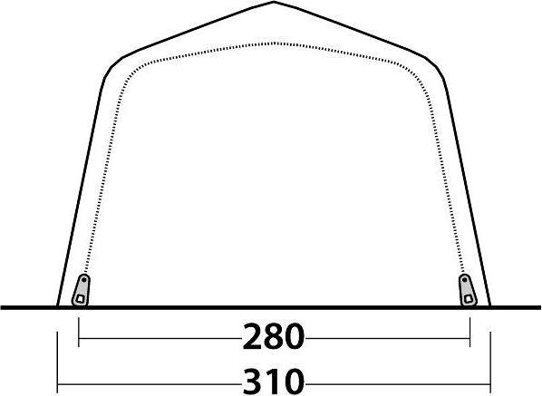 Produktbild Outwell Roseville 4SA (Tunnelzelt, 30.10 kg, 4 Personen)