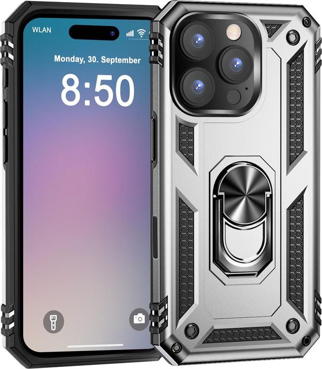 Immagine prodotto Nalia Coperchio ad anello antiurto in stile militare (Apple iPhone 16 Pro Max)