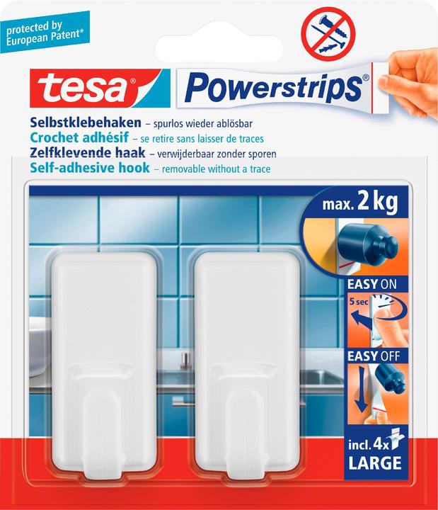 Image du produit tesa Powerstrips Hook large Classic