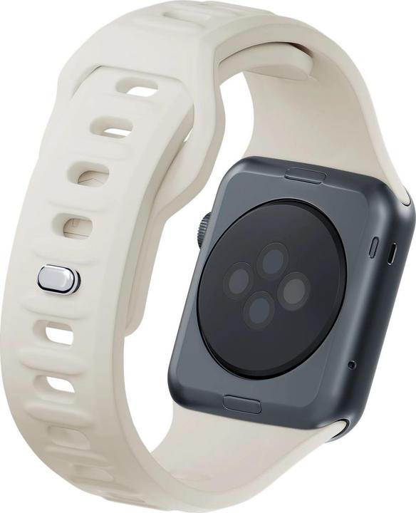 Image du produit 3MK Silicone Watch Strap beżowy/beige dla Apple Watch 38/40/41mm (Silicone, Acier inoxydable)