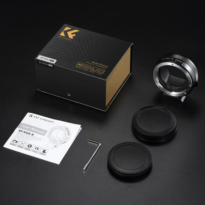 Actual product image K&F Concept Adapter ring for Canon EF/EF-S to EOS R mount