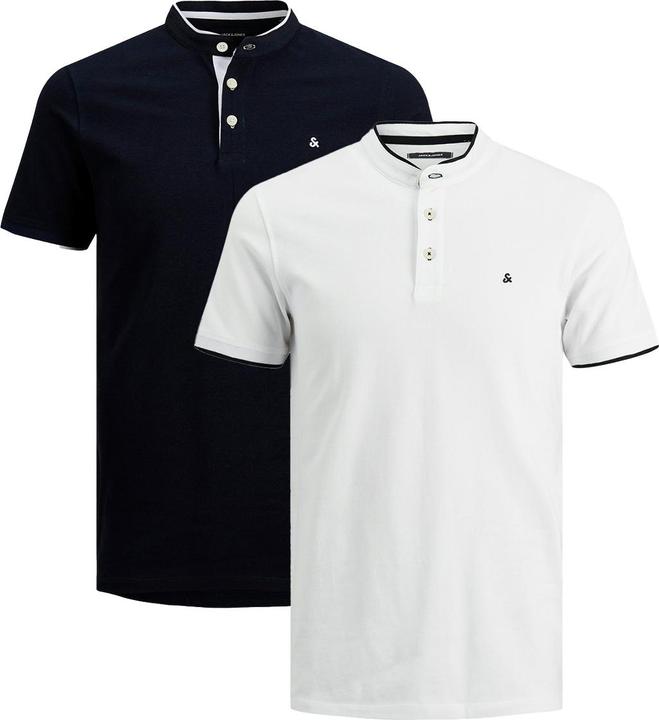 Produktbild Jack & Jones 2er Pack Paulos Mao Poloshirt (XXL)