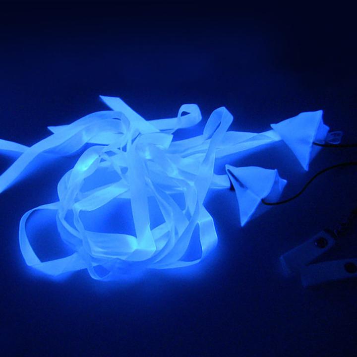 Actual product image Bravo Juggling Ribbon Poi UV