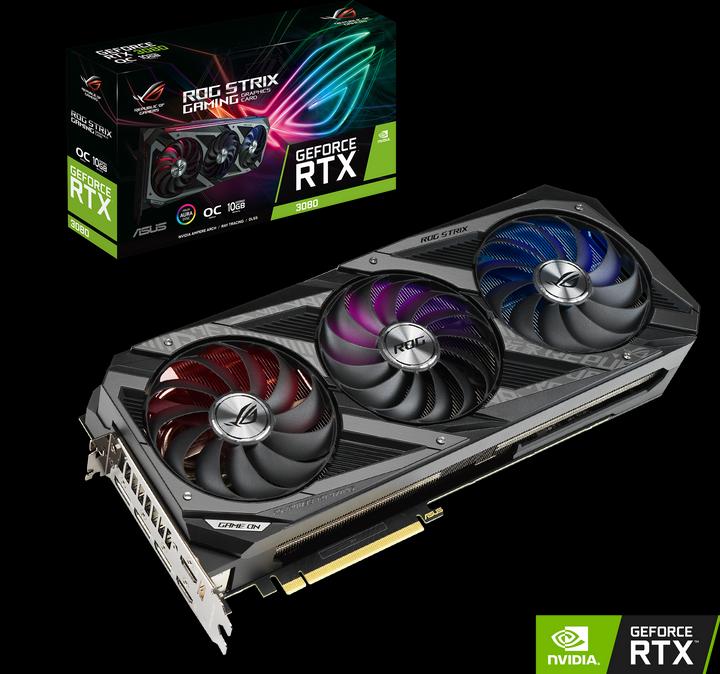 Produktbild ASUS GeForce ROG STRIX RTX 3080 O10G GAMING (10 GB)