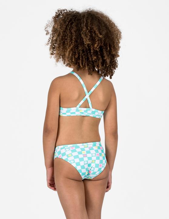 Immagine prodotto Olaian Bikini-Set Surfen Mädchen gekreuzte Träger Boni grün/weiss (122)