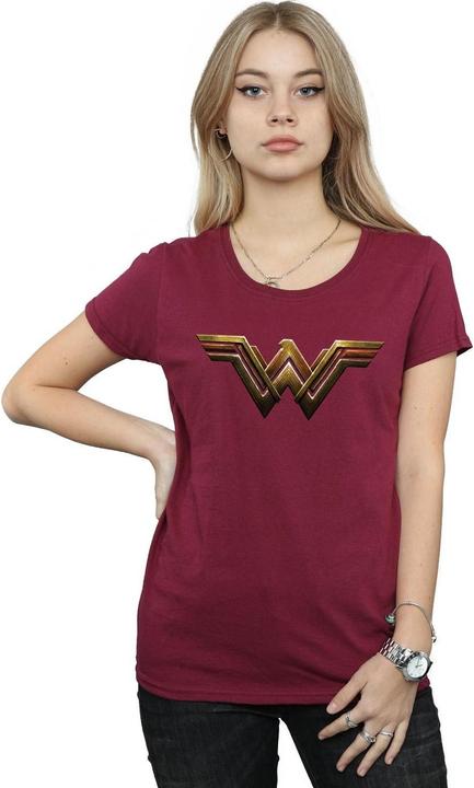 Actual product image Wonder Woman Womens/Ladies Logo Cotton T-Shirt (XL)
