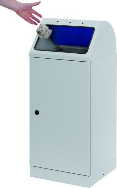 Actual product image 75 litre recycling bin with self-closing flap (75 l)