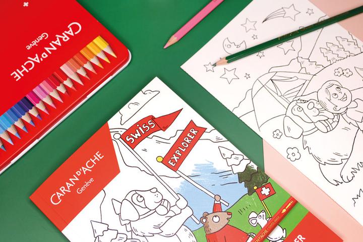 Image du produit Caran d'Ache Swiss Explorer Malbuch
