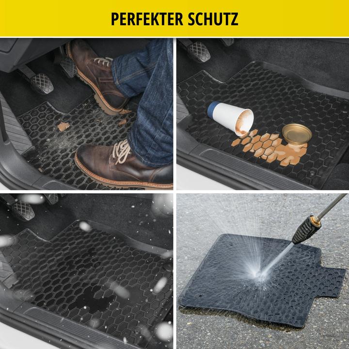 Immagine prodotto Walser Tappetini in gomma adatti per Volvo XC40 (536), 2005-2012, Tappetini auto in gomma (2 tappetini anteriori + 2 tappetini posteriori)