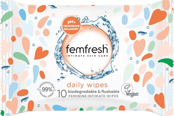 Actual product image Femfresh pocket wipes (Intimate wipes)