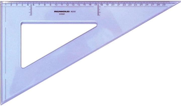 Actual product image Rumold Drawing triangle 60 25 cm (252.50 mm)