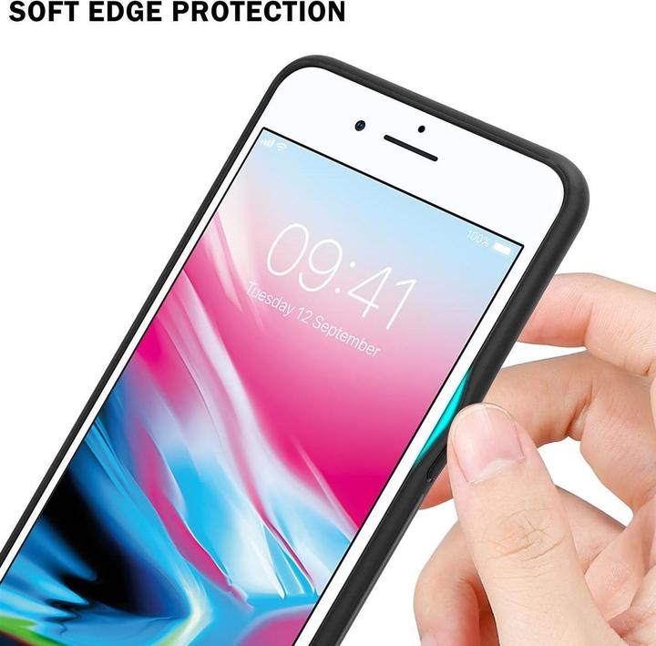 Image du produit Cadorabo Couverture en verre TPU 2 couleurs (Apple iPhone 7 Plus, Apple iPhone 8 Plus, Apple iPhone 7s Plus)