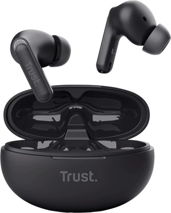 Actual product image Trust Yavi Bt Enc Earbuds Black (ANC, 23 h, Cable)