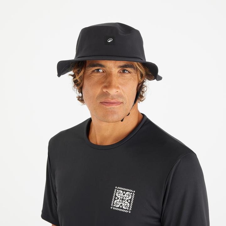 Produktbild Olaian Surf-Hut Damen/Herren 500 Newblack schwarz (One Size)