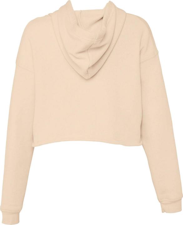 Actual product image Bella Canvas Womens/Ladies Fleece Crop Hoodie (L)
