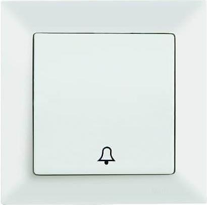 Actual product image Mutlusan Daria push-button bell bell switch flush-mounted white