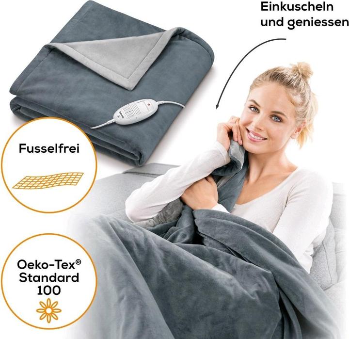 Actual product image Beurer HD 75 Dark Grey (130 x 180 cm)