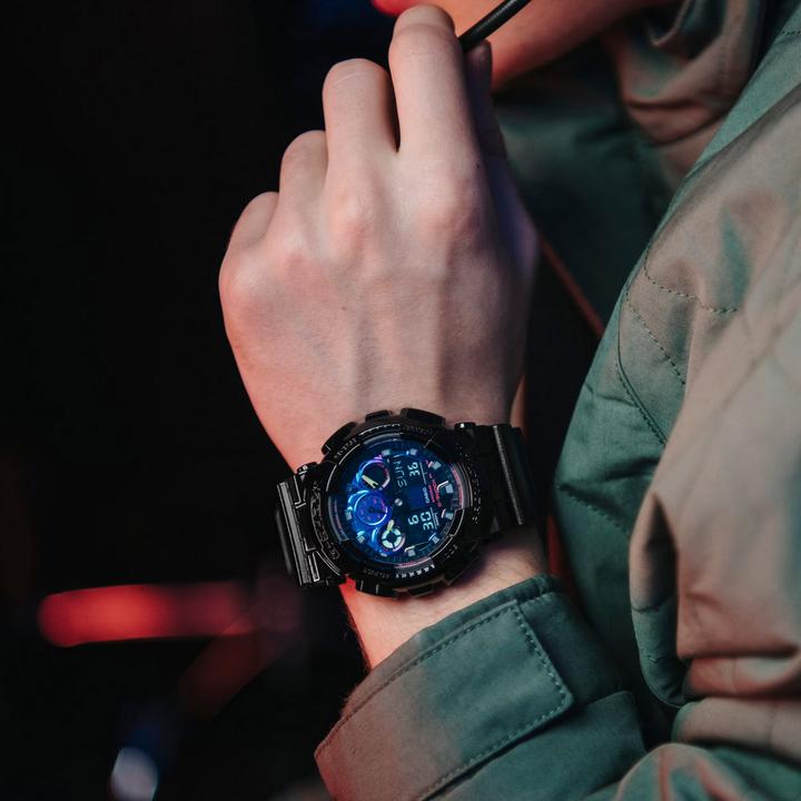 Image du produit Casio GA-100RGB-1AER (Montre de plongée, 51 mm)