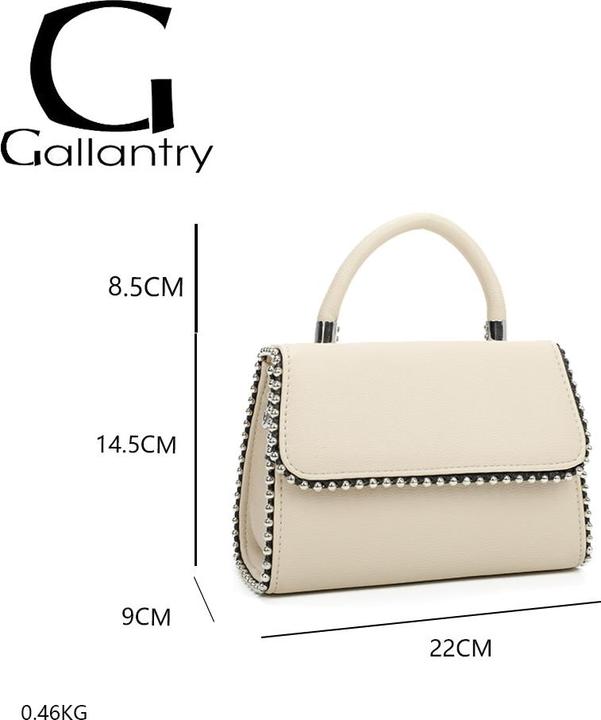 Produktbild Gallantry Elegancy Handtasche mit Nieten (15 l)