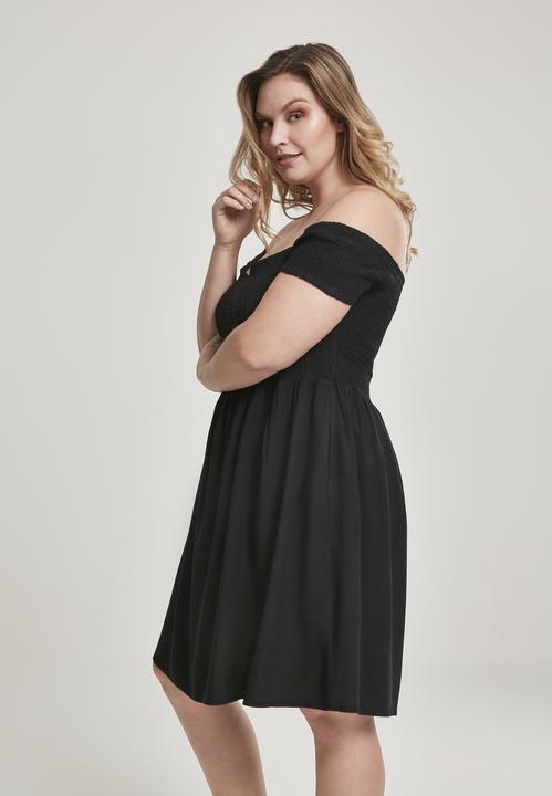 Produktbild Urban Classics Ladies Smoked Off Shoulder Dress (4XL)
