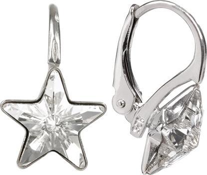 Levien GirlsÂ' silver star crystal earrings for kids
