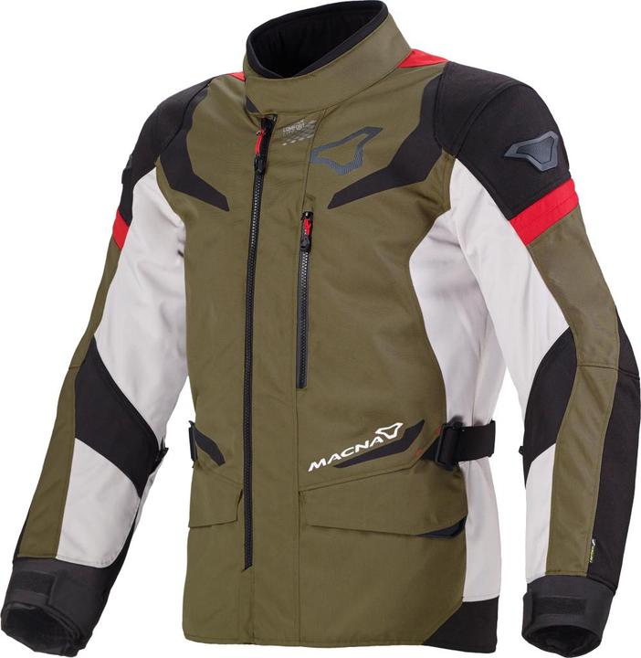 Actual product image Macna SEKTOR Textiljacke olive grün-weiss-schwarz XL (Men, XL)