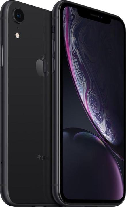 Produktbild T1A Apple iPhone XR Refurbished (128 GB, Schwarz, 6.10", 12 Mpx, Dual SIM, B / Sehr gut)