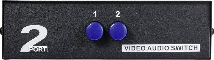 Produktbild SpeaKa Professional SP-11175216 2 Port Composite-Switch mit Audio-Ports