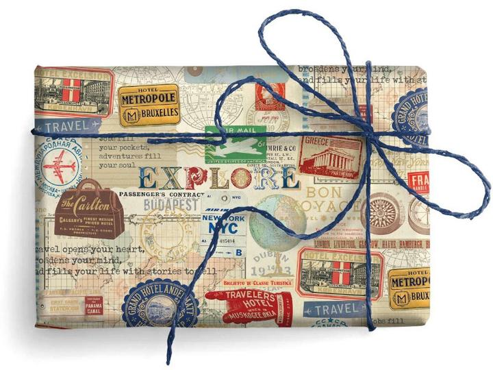 Kartos Geschenkpapier Reiselust (Geschenkpapier)