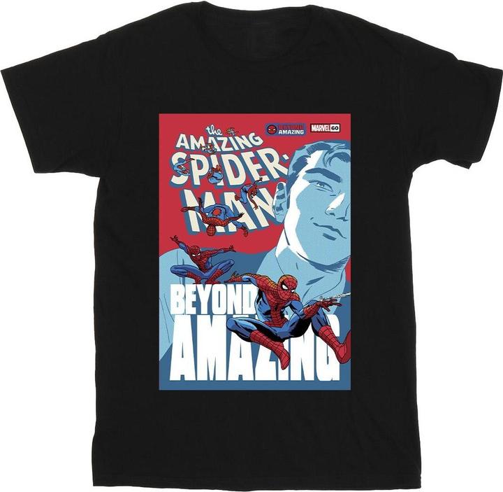 Actual product image Mens Spider-Man Beyond Amazing Cover T-Shirt (S)