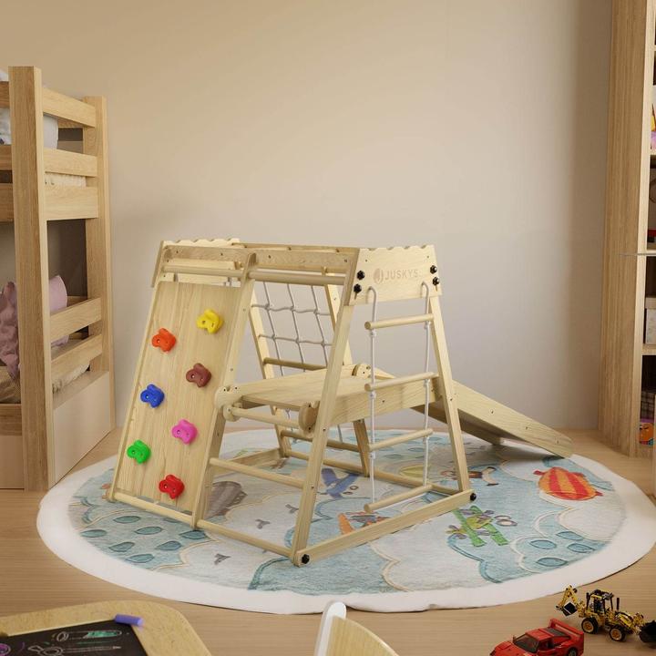 Actual product image Juskys Klettergerüst mit Rutsche