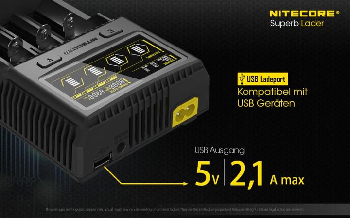 Image du produit Nitecore SC4 - Chargeur rapide (1 pcs, 14500, 16340, 18650, 26650, Piles rechargeables + chargeur)