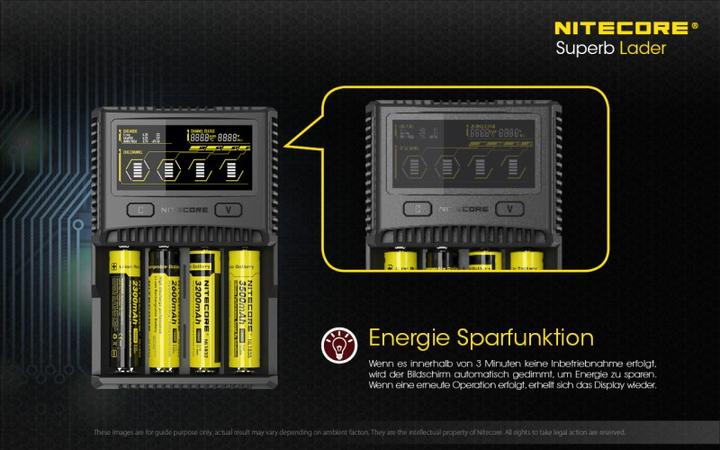 Image du produit Nitecore SC4 - Chargeur rapide (1 pcs, 14500, 16340, 18650, 26650, Piles rechargeables + chargeur)