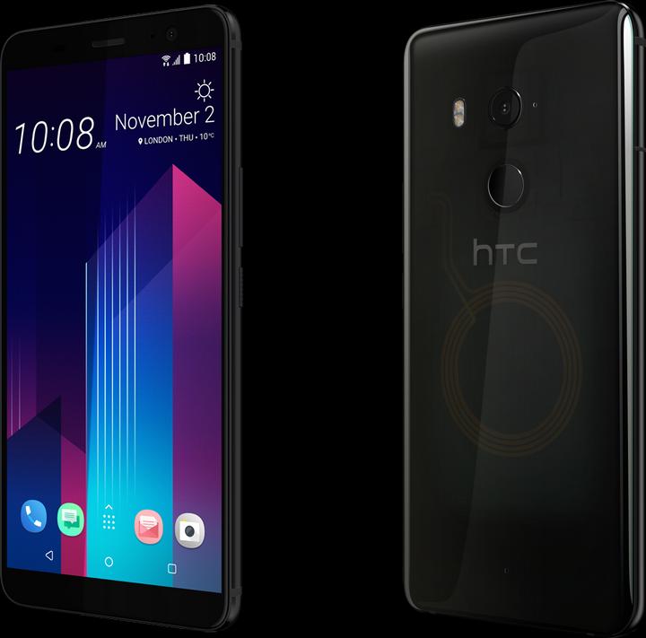 Produktbild HTC U11+ (128 GB, Translucent Black, 6", Hybrid Dual SIM, 12 Mpx, 4G)