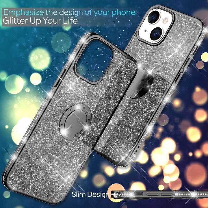 Immagine prodotto Nalia Anello Glitter Silicone Cover (Apple iPhone 13)