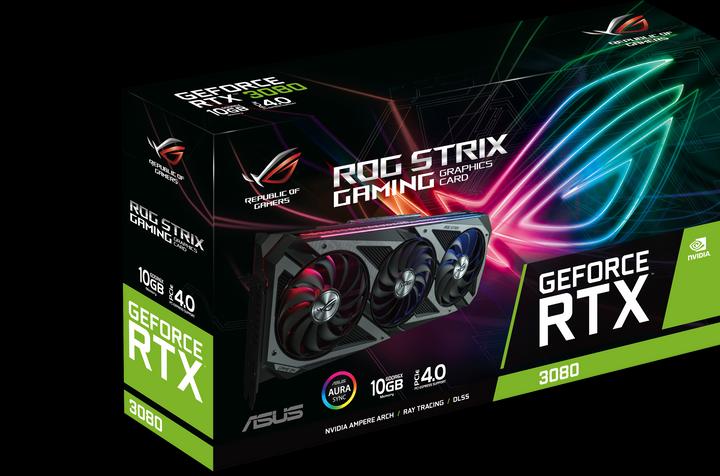 Actual product image ASUS GeForce ROG STRIX RTX 3080 10G Gaming (10 GB)