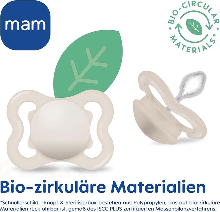 Produktbild MAM Supreme Night Silikon Schnuller, 2 Stück, 0-6 (2 x, bis 6 Monate)