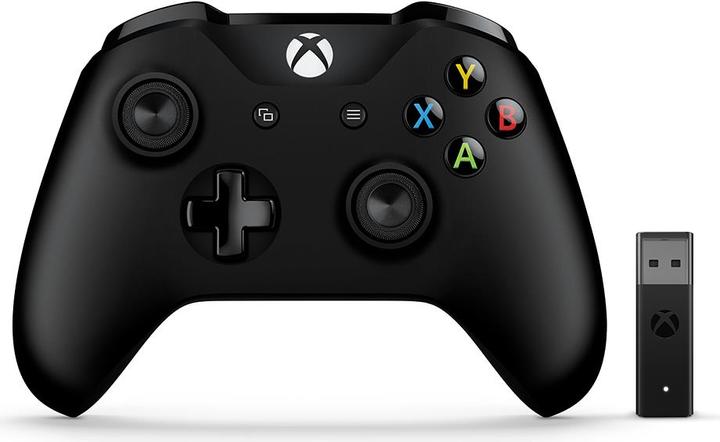 Microsoft Xbox Controller + Wireless Adapter (PC, Xbox One X, Xbox Series X, Xbox One S, Xbox Series S)