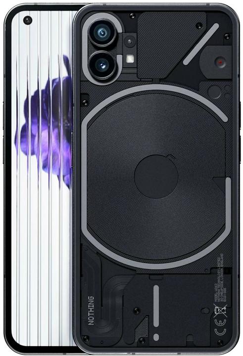 Actual product image Nothing Phone (1) (8GB) (128 GB, Black, 6.55", Dual SIM, 50 Mpx, 5G)