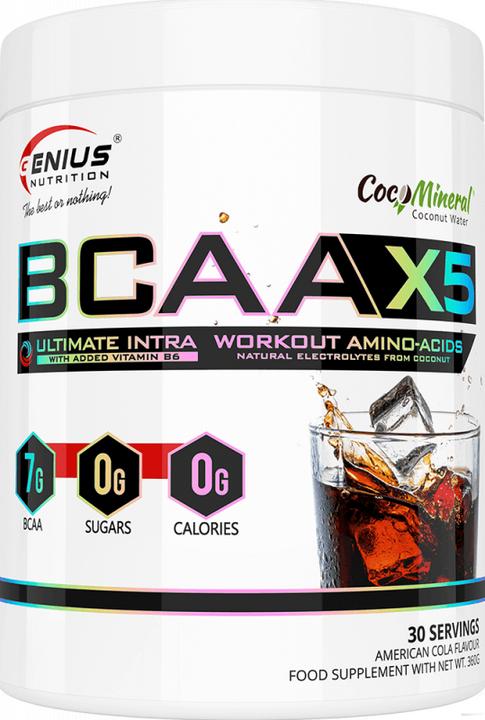 Immagine prodotto Genius Nutrition BCAA-X5 (Cola americana, 1 pz., 460 g)