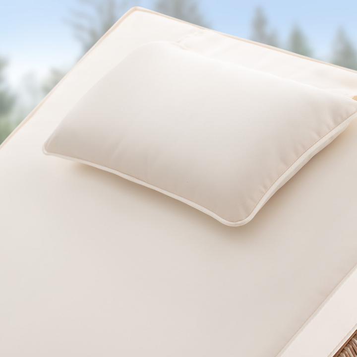 Immagine prodotto Casaria Lettino da giardino in polyrattan (193 cm)