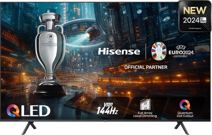Actual product image Hisense TV 85E77NQ Pro (85", QLED, 4K, 2022)
