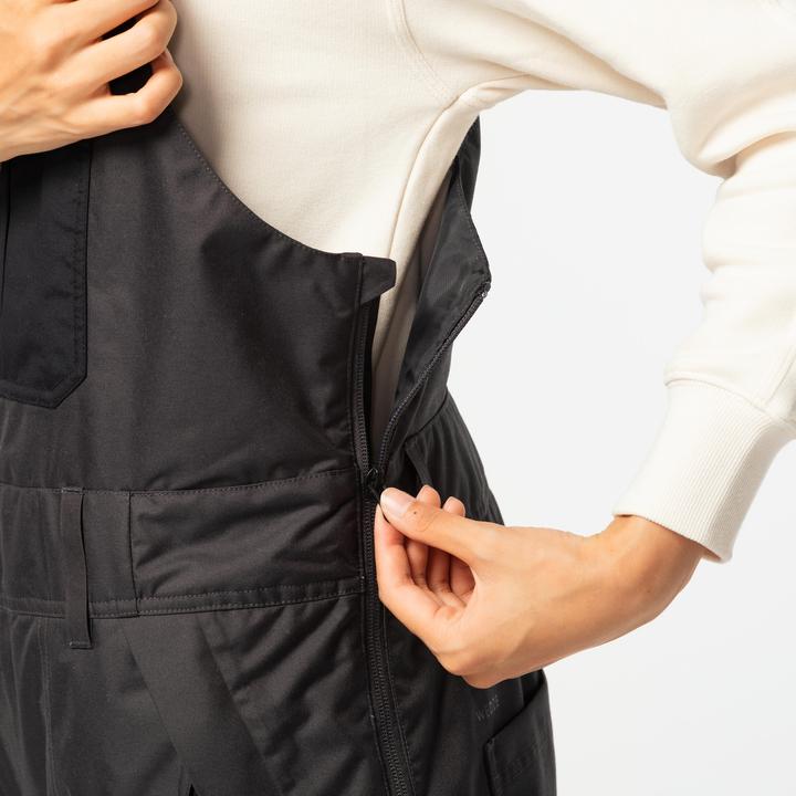 Produktbild Dreamscape Snowboardhose Latzhose Erwachsene wasserdicht - 500 schwarz (M)