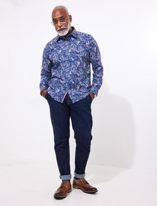 Image du produit Joe Browns Botanical Bird Print Long Sleeve Shirt (S)